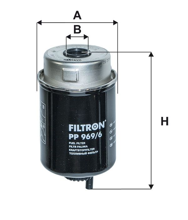 FILTR PALIWA Filtron PP969/6