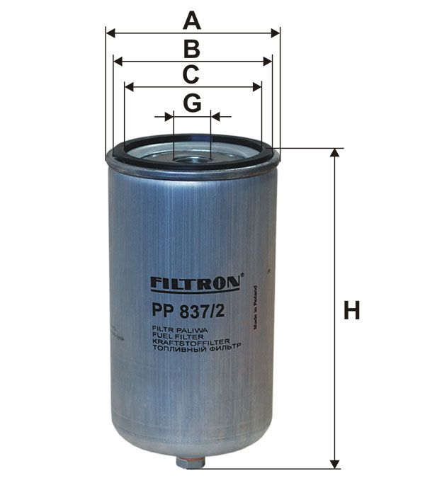 FILTR PALIWA Filtron PP837