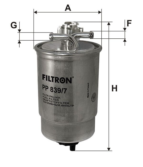 FILTR PALIWA Filtron PP839