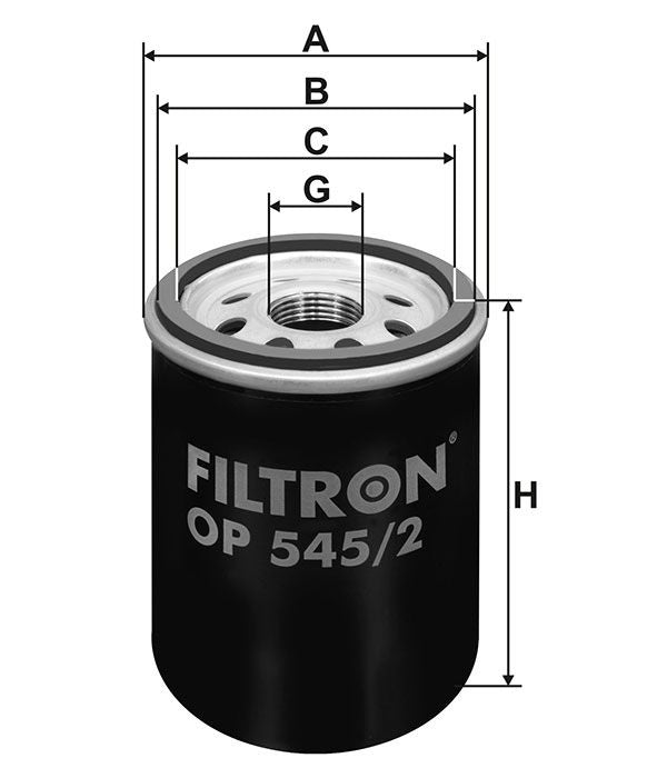 FILTR OLEJU Filtron OP545/2