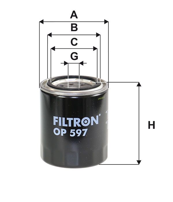 FILTR OLEJU Filtron OP597