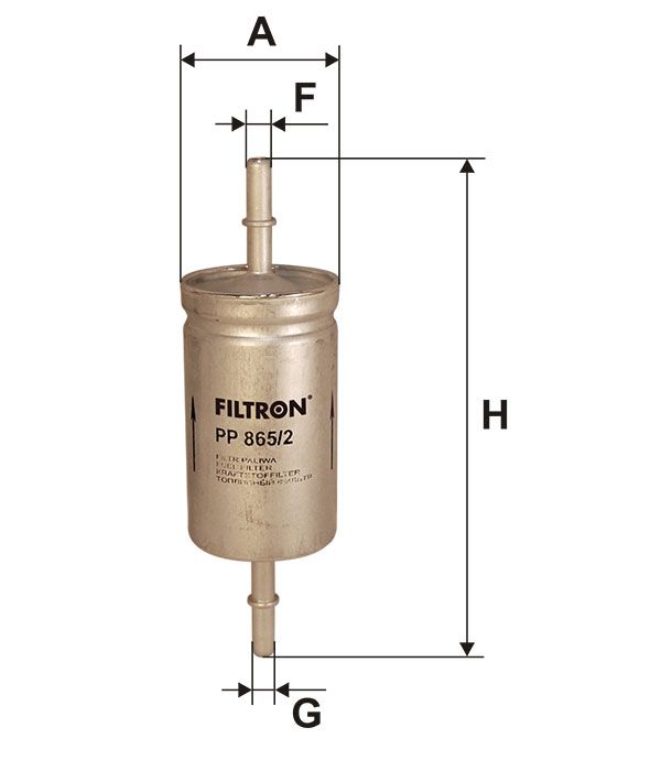 FILTR PALIWA Filtron PP865/2