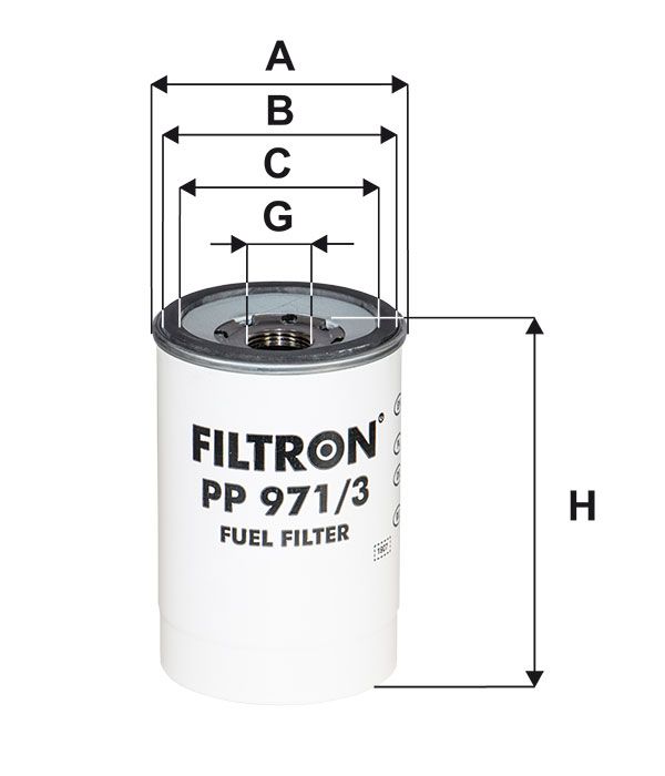 FILTR PALIWA Filtron PP971/3