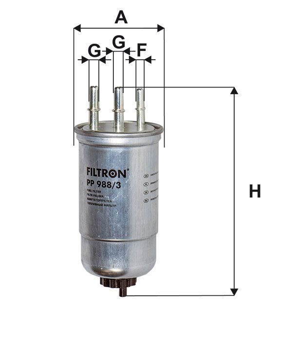 FILTR PALIWA Filtron PP988/3