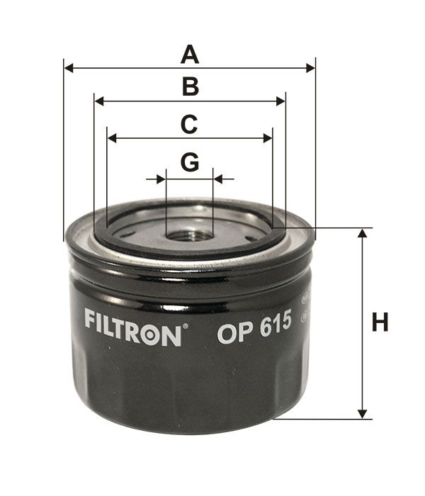 FILTR OLEJU Filtron OP615