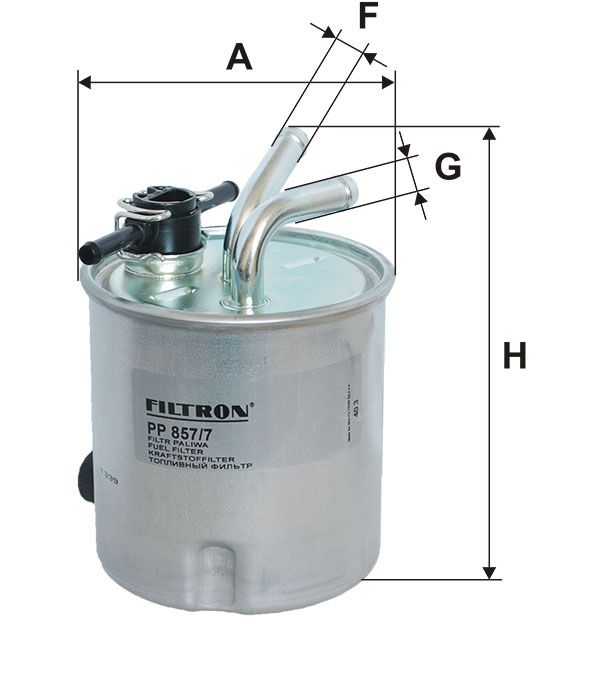 FILTR PALIWA Filtron PP857