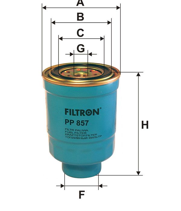 FILTR PALIWA Filtron PP857