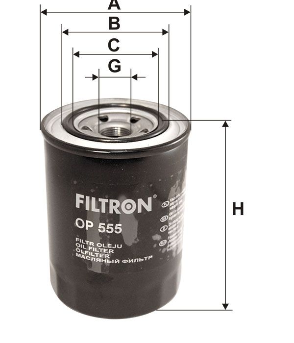 FILTR OLEJU Filtron OP555