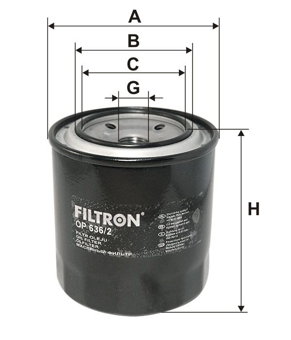 FILTR OLEJU Filtron OP636