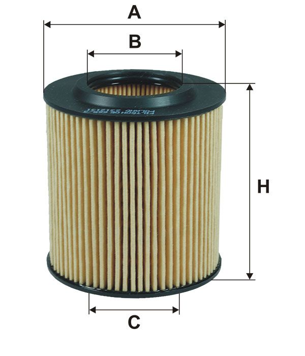 FILTR OLEJU WKLAD / O=62.5/ O=30 / H=73 Filtron OE665