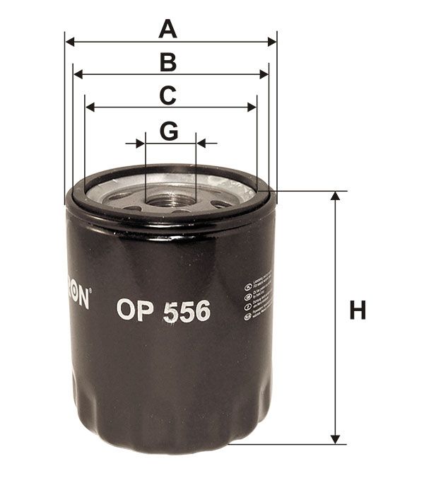 FILTR OLEJU Filtron OP556