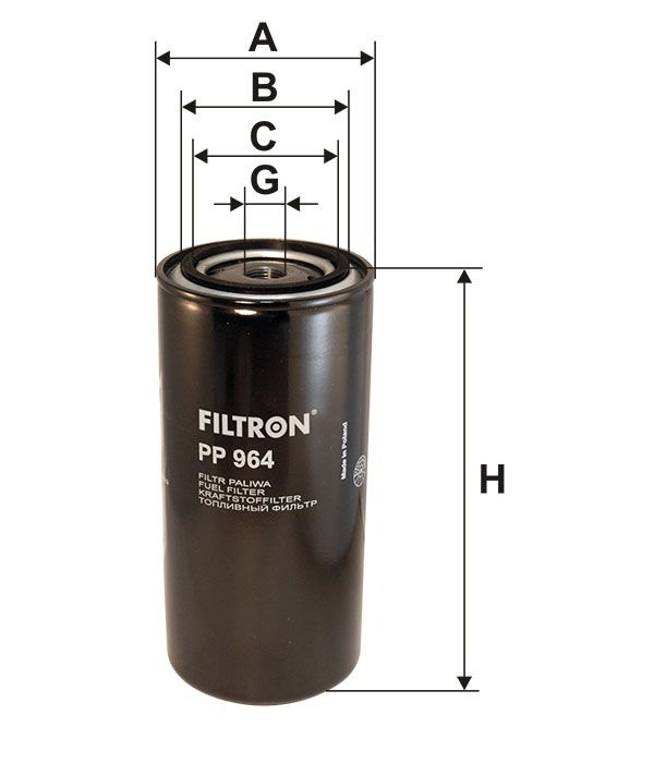 FILTR PALIWA Filtron PP964