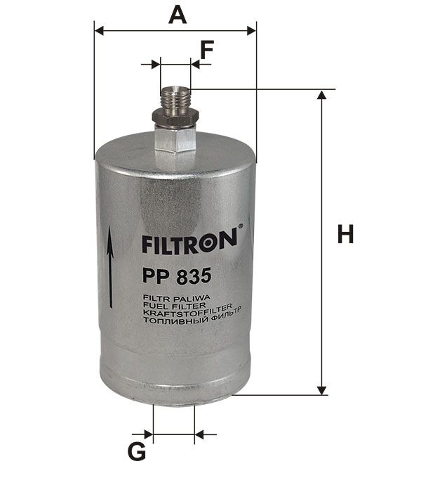 FILTR PALIWA Filtron PP835