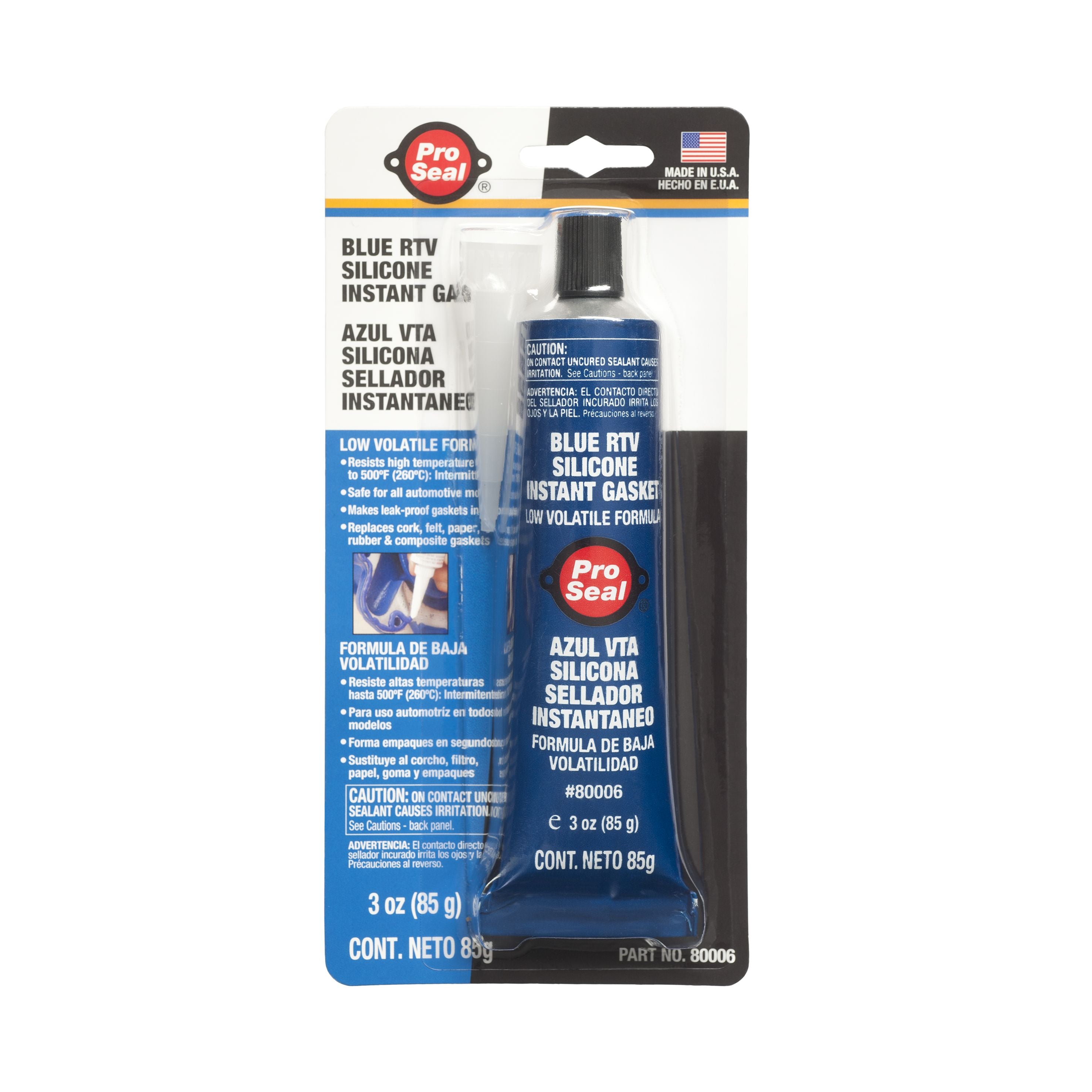 PRO SEAL Silikony Niebieski 85g