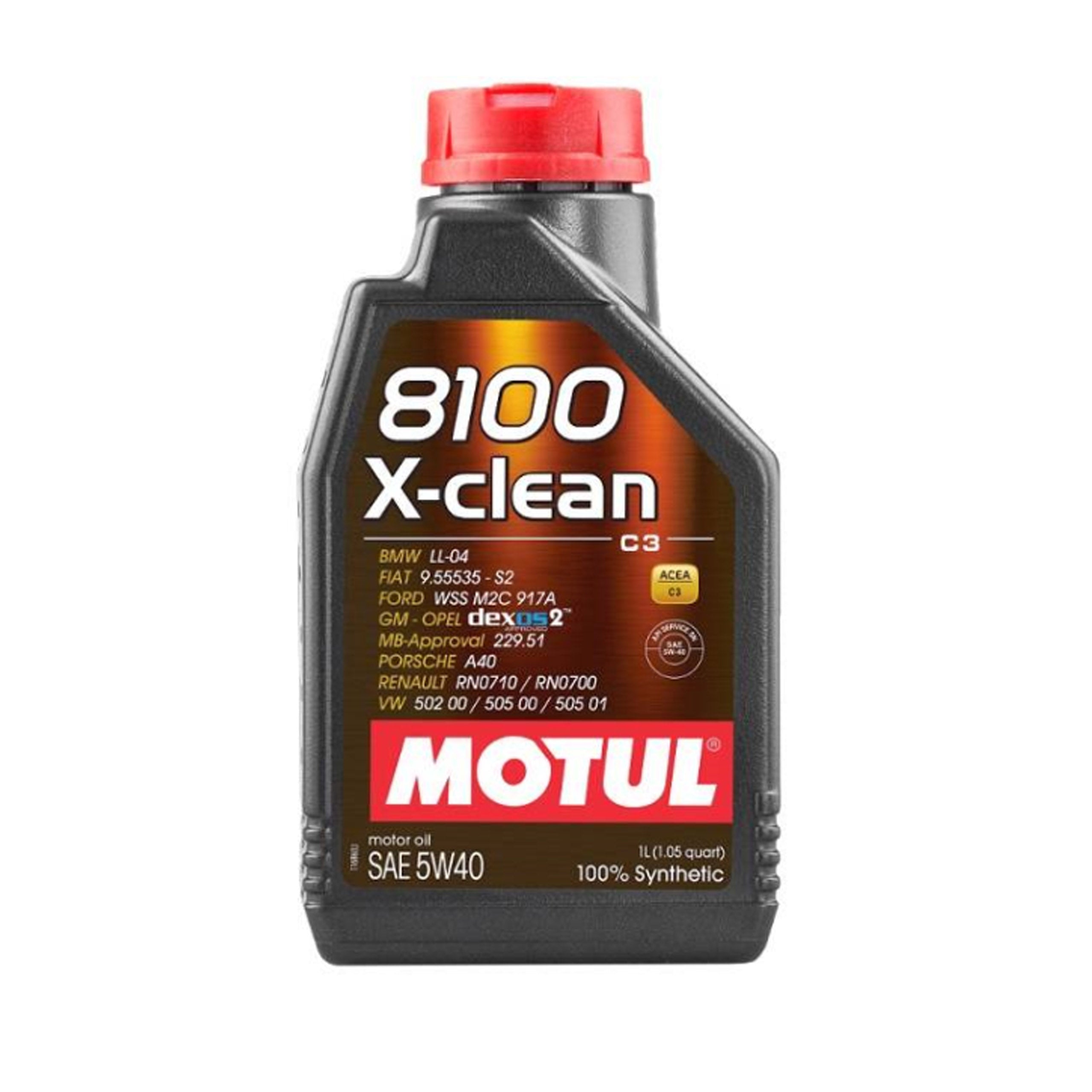 OLEJ MOTUL 5W40 1L 8100 X-CLEAN 102786