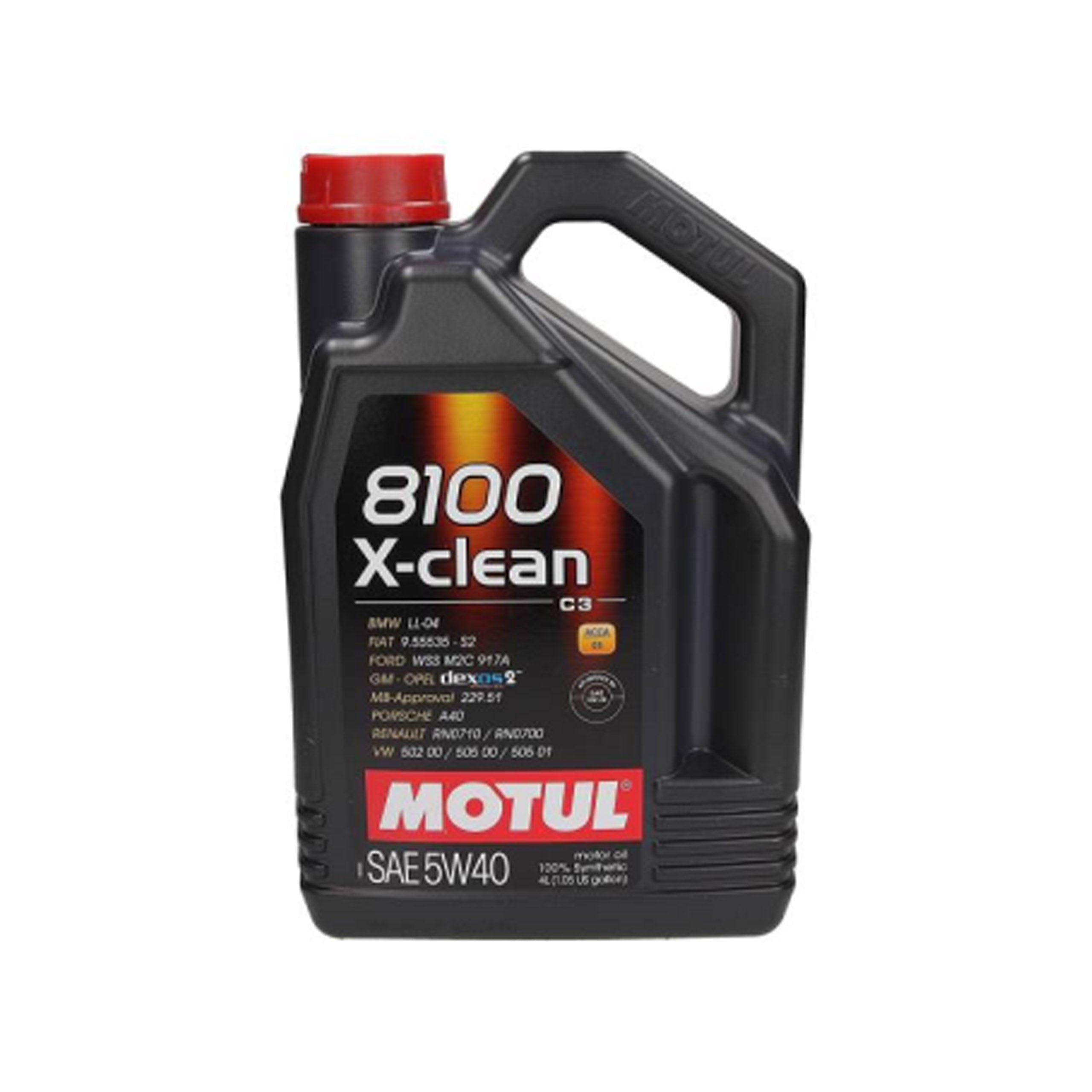 OLEJ MOTUL 5W40 4L 8100 X-CLEAN 104720