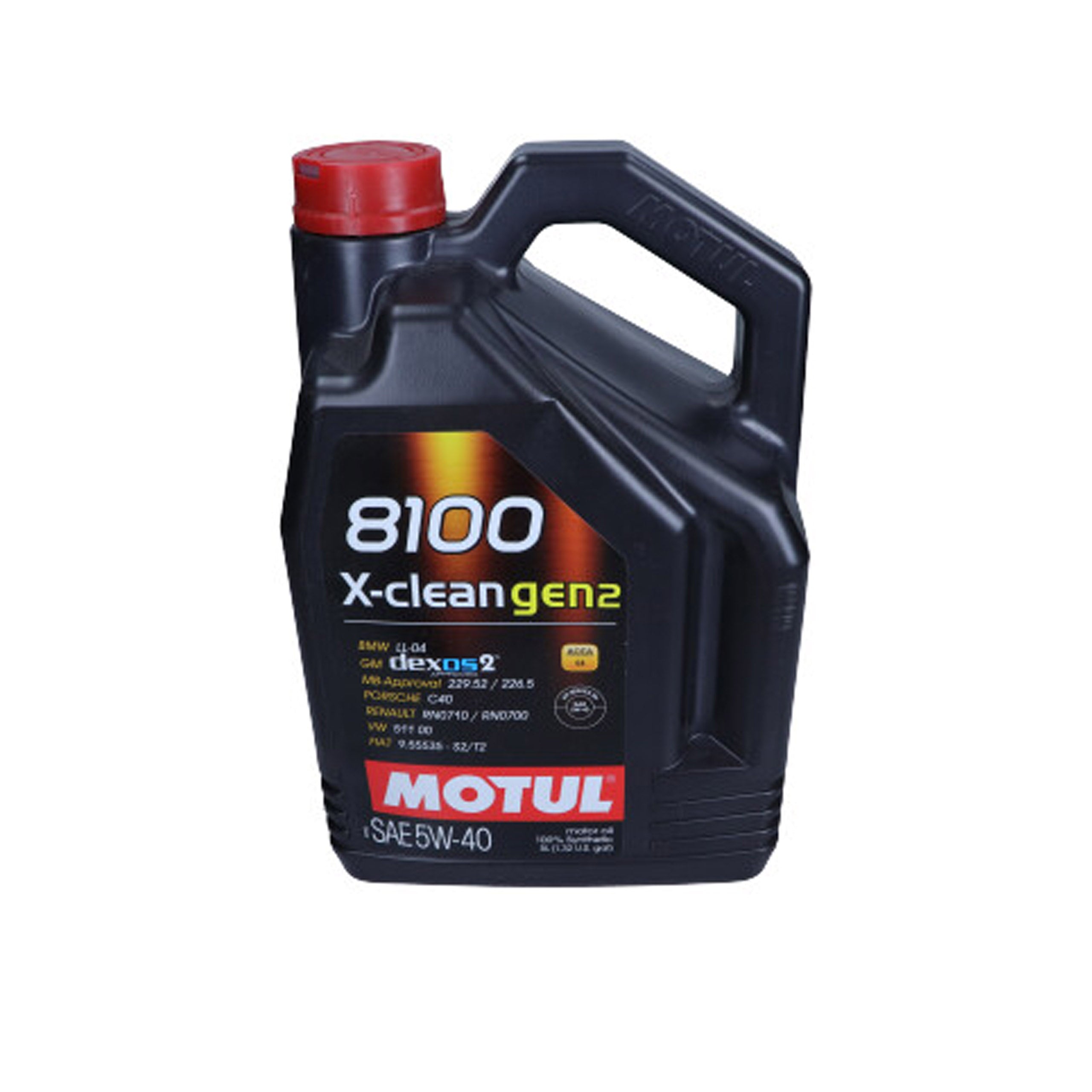 OLEJ MOTUL 5W40 5L 8100 X-CLEAN GEN2 109762