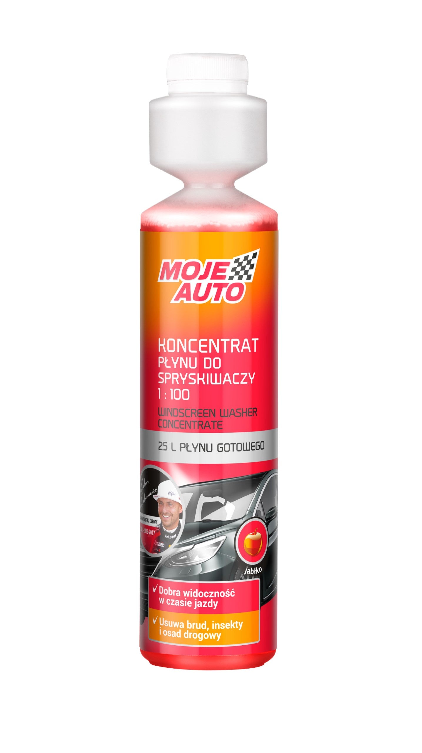 MOJE AUTO Koncentrat Płynu do Spryskiwaczy 250ml Jabłko 19-089
