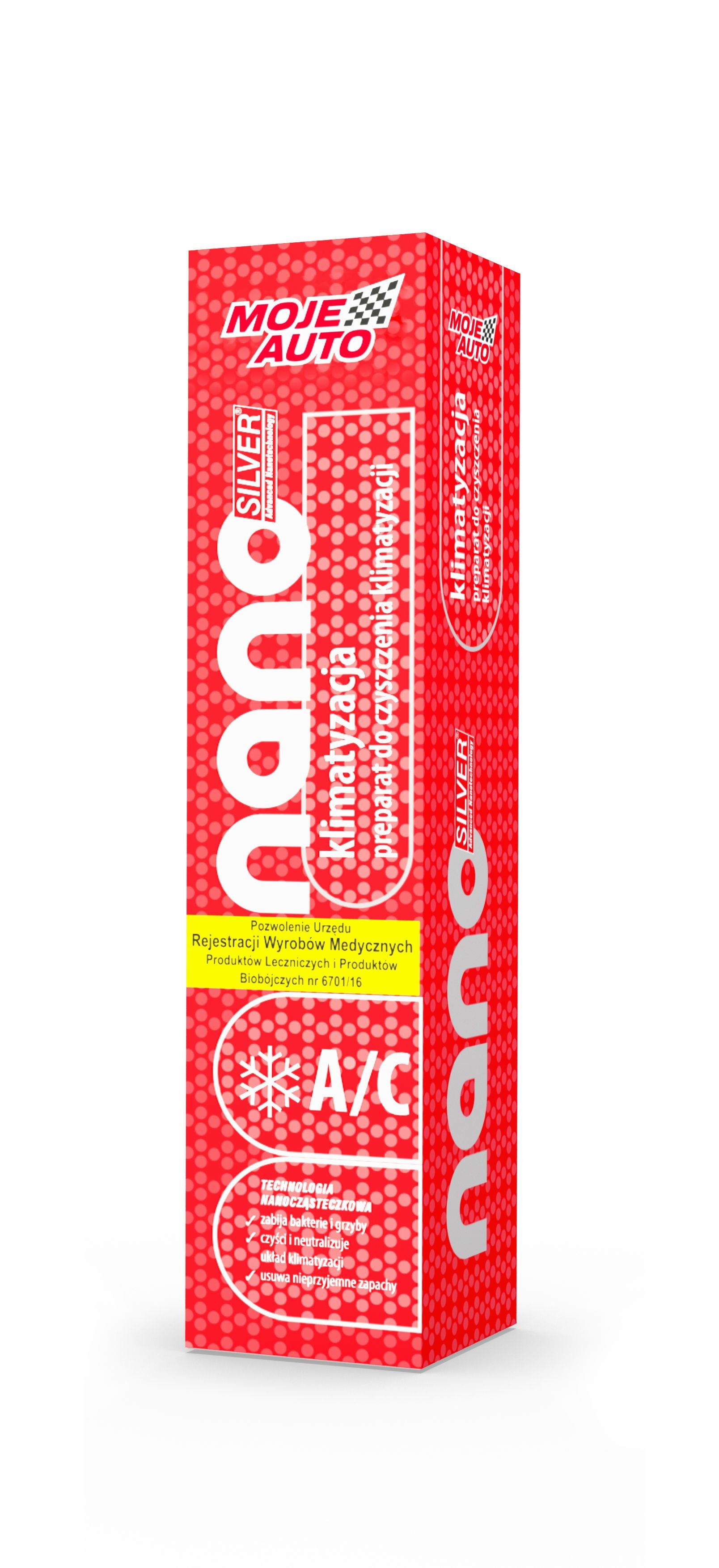 MOJE AUTO Nano Preparat do Czyszczenia Klimatyzacji 200ml