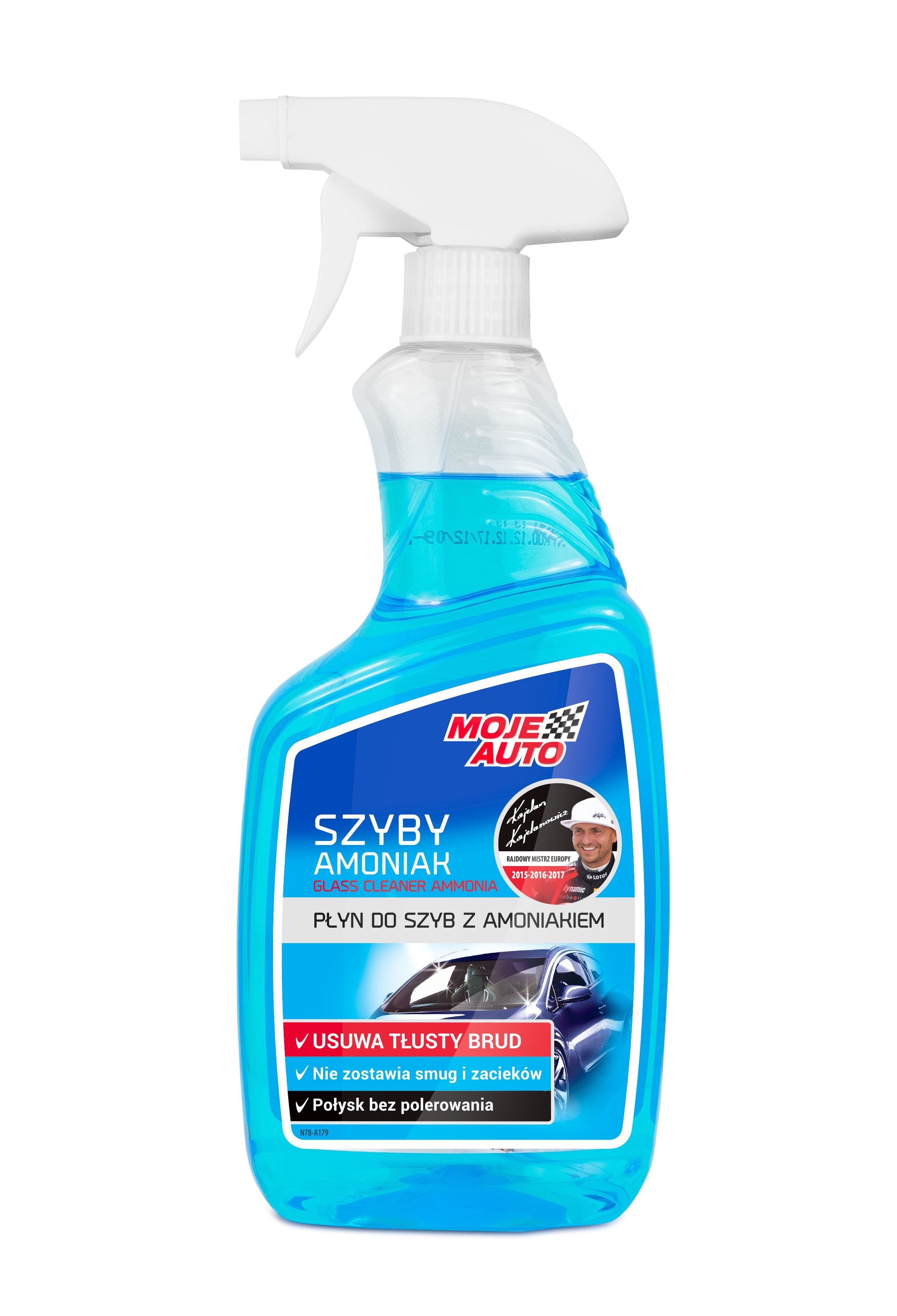 MOJE AUTO Płyn do mycia szyb Amoniak 650ml Atomizer