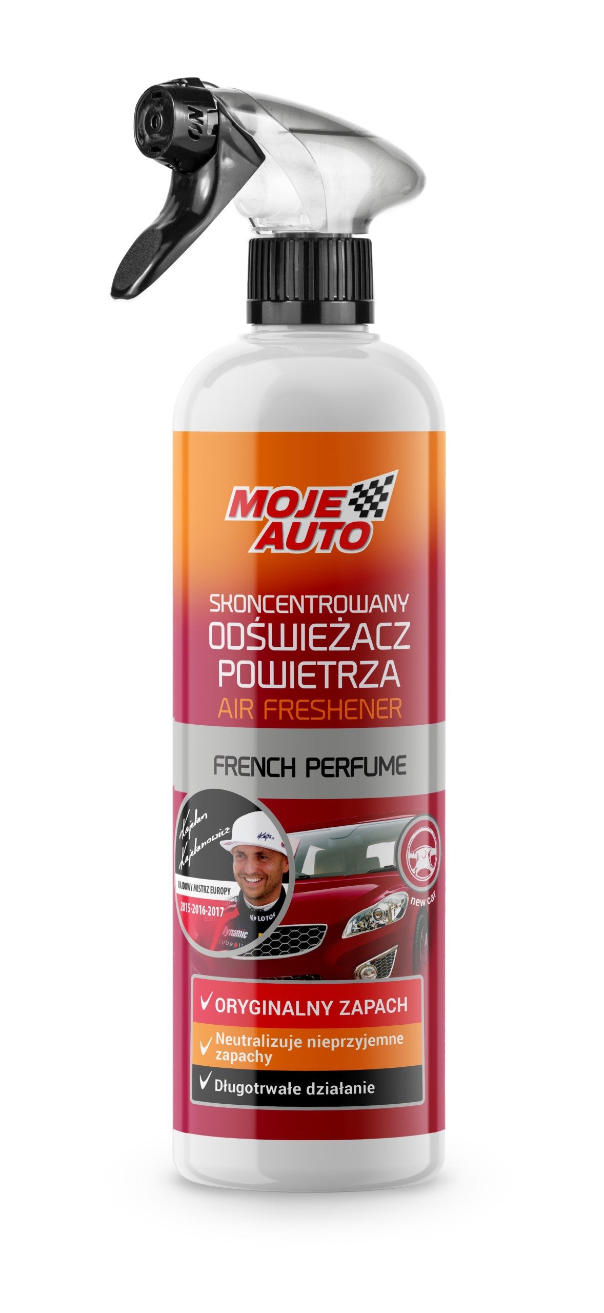 MOJE AUTO Skoncentrowany Odświeżacz Powietrza New Car 500 ml Atomizer 19-604