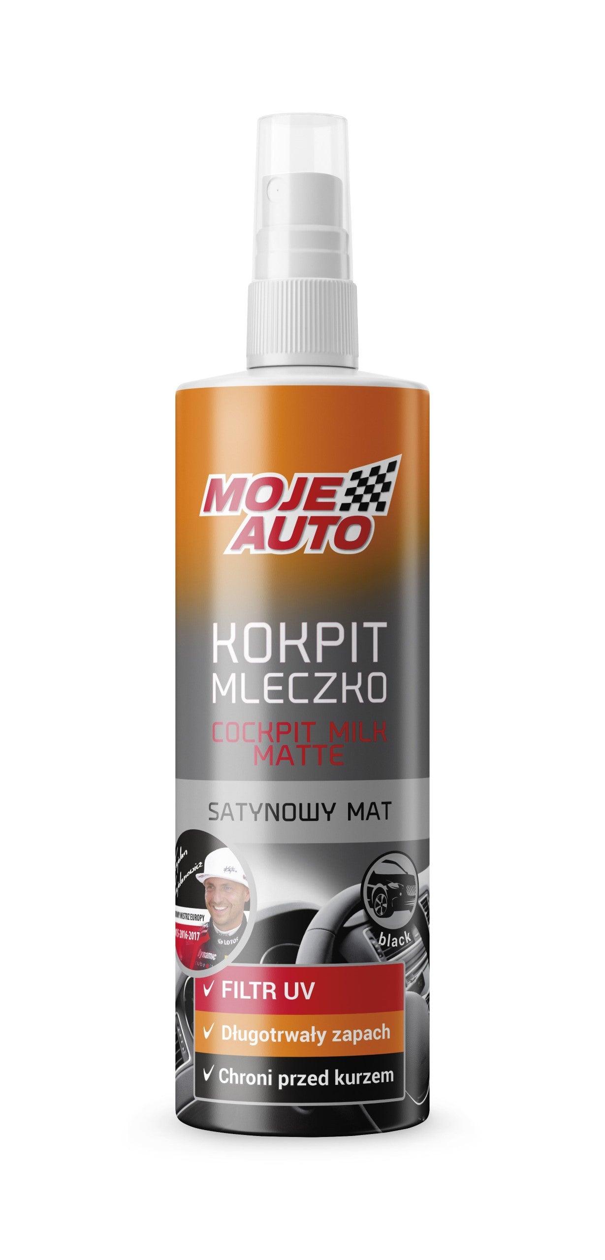MOJE AUTO Mleczko do Kokpitu Matt Black 300ml 19-614