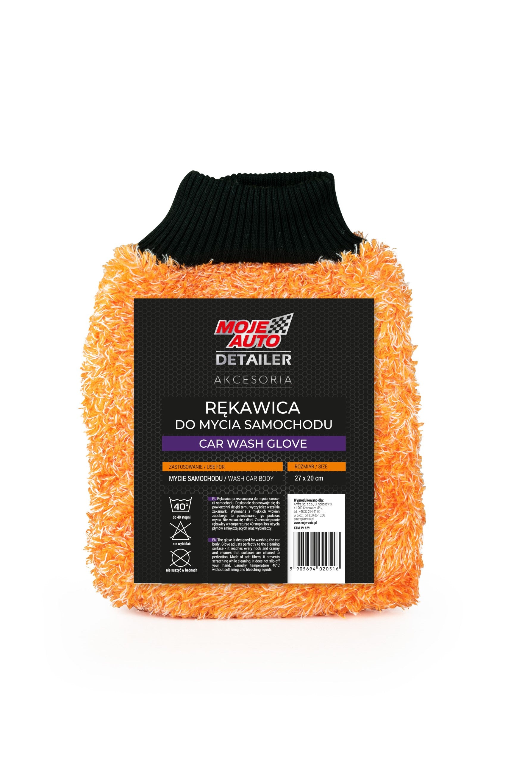 MOJE AUTO DETAILER Rękawica do mycia samochodu 19-629