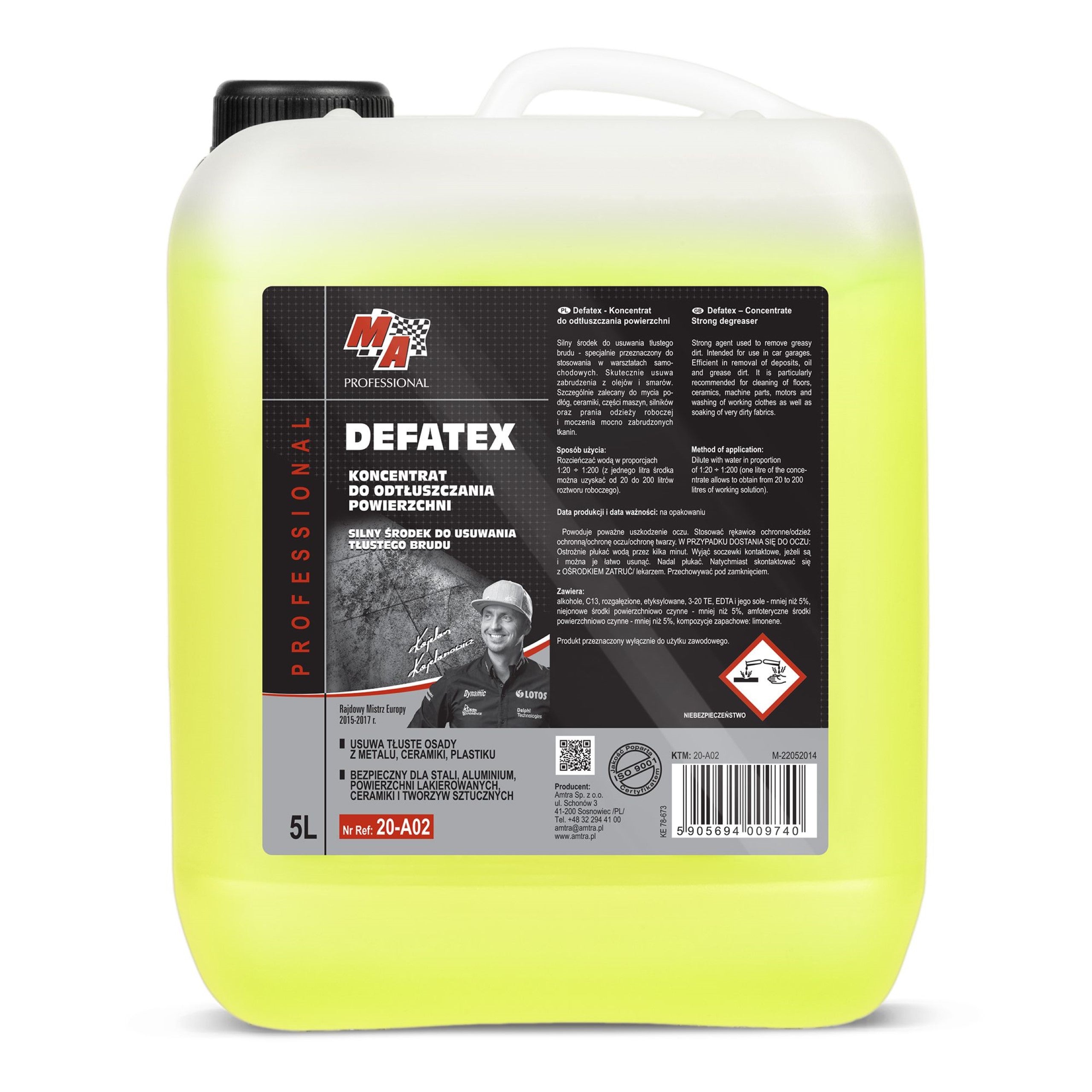 Moje Auto Defatex Koncentrat do Odtłuszczania Powierzchni 5l 20-A02