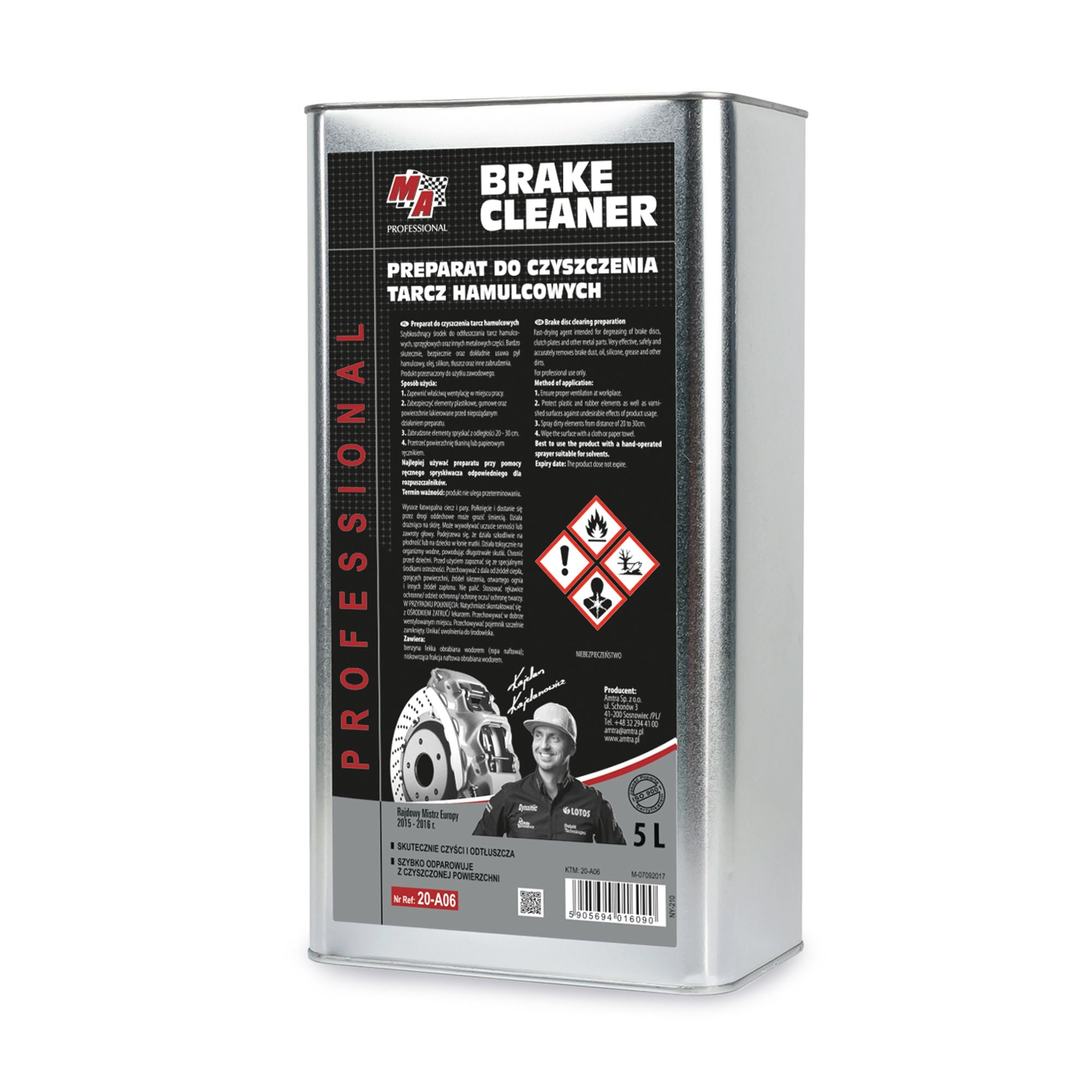 Moje Auto Brake Cleaner Preparat do Czyszczenia Tarcz Hamulcowych 5l 20-A06