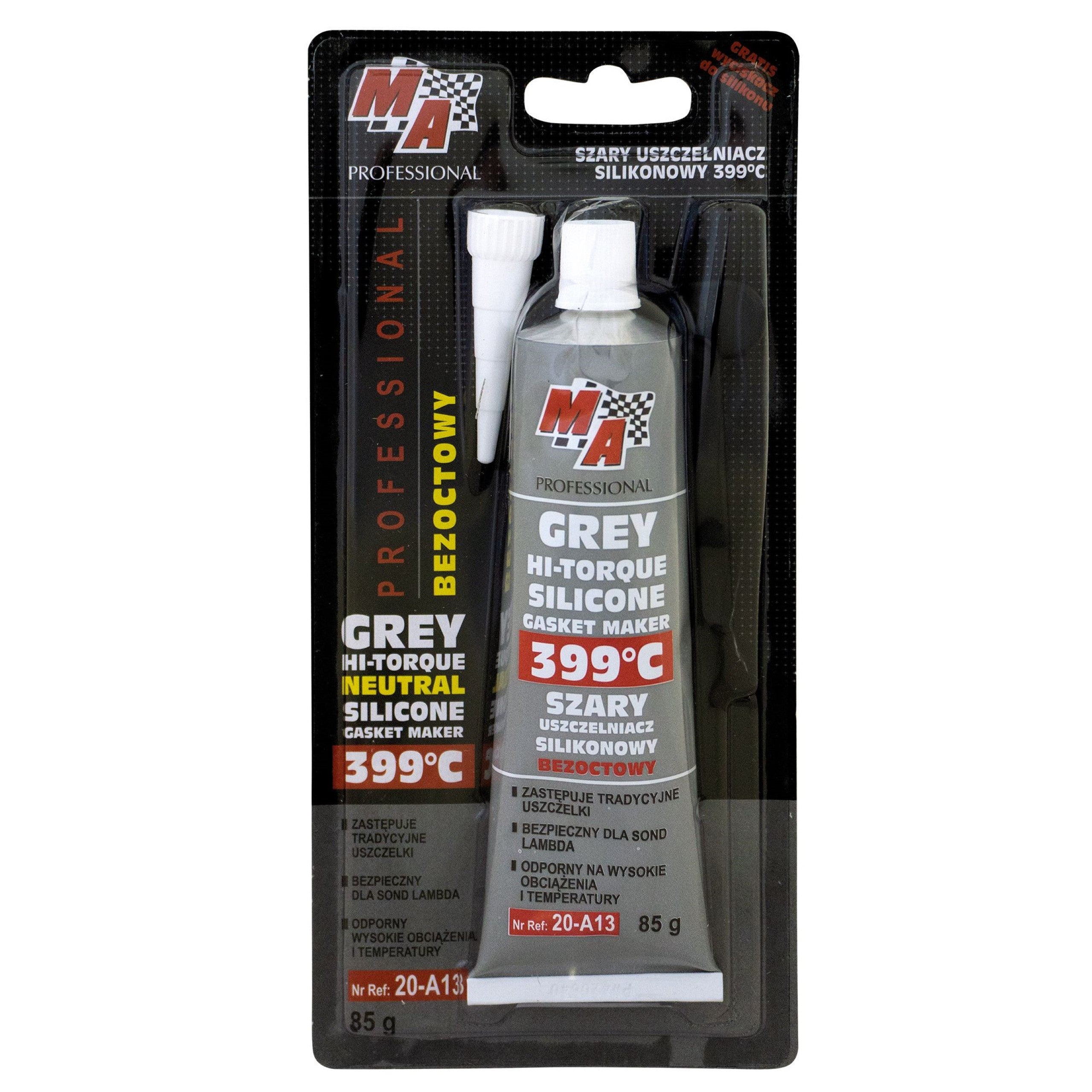 Moje Auto Uszczelniacz Silikonowy Szary 399°C-85g