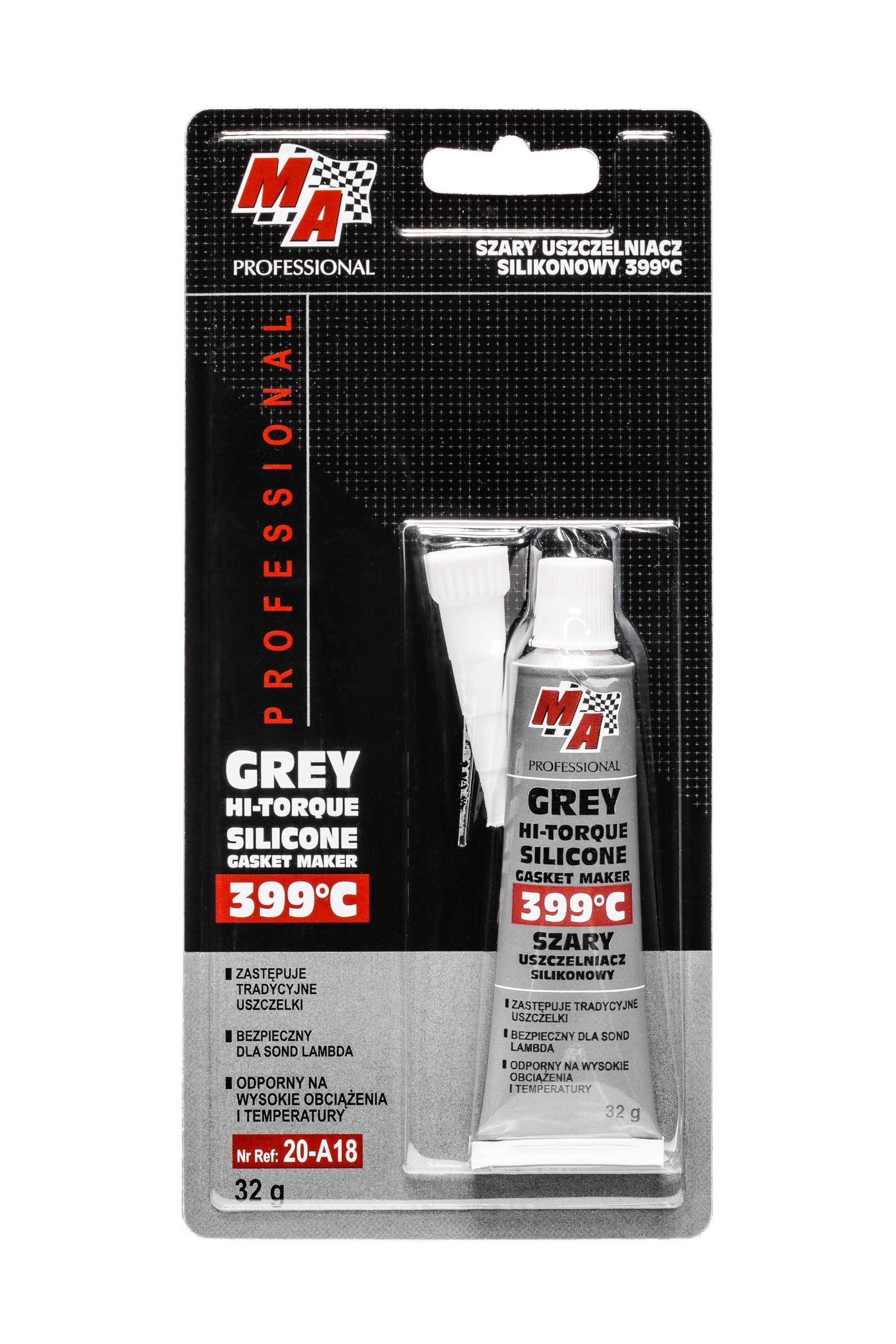 Moje Auto Uszczelniacz Silikonowy Szary 399°C-32g