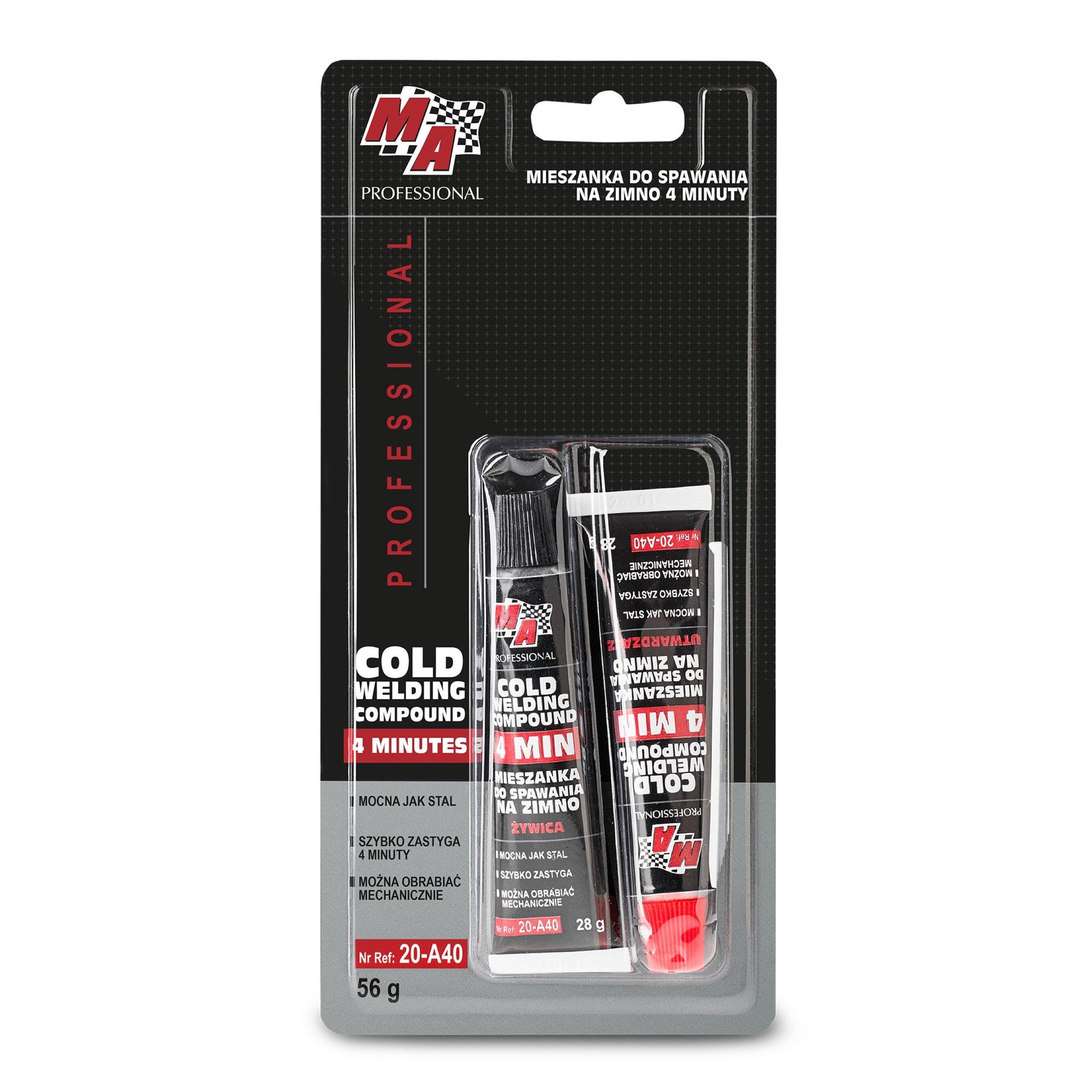 Moje Auto Mieszanka do Spawania Na Zimno 4 Minuty 56g 20-A40