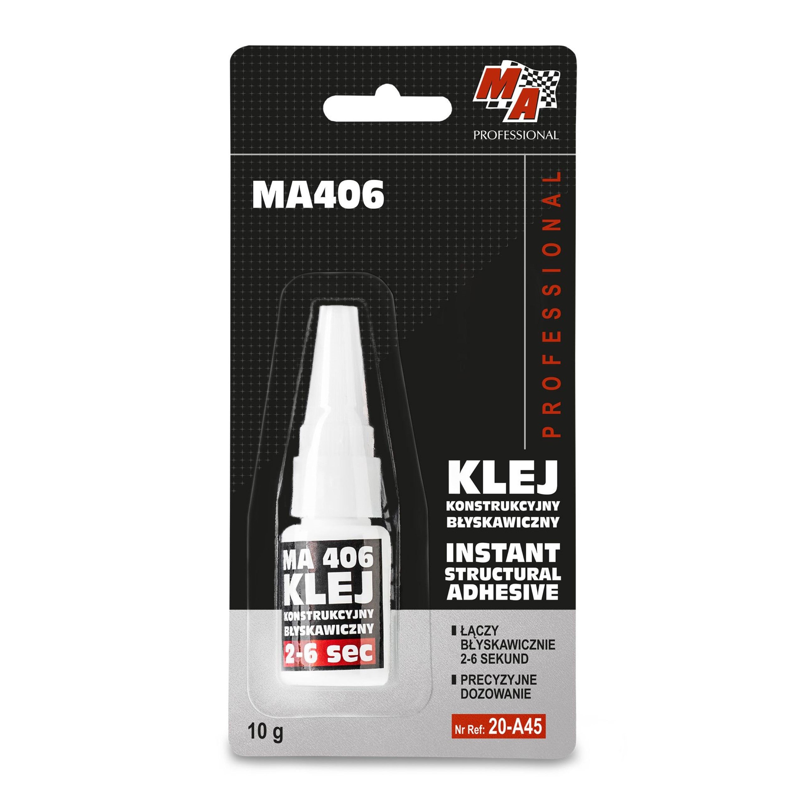 Moje Auto Ma 406 Błyskawiczny Klej Konstrukcyjny 10g 20-A45