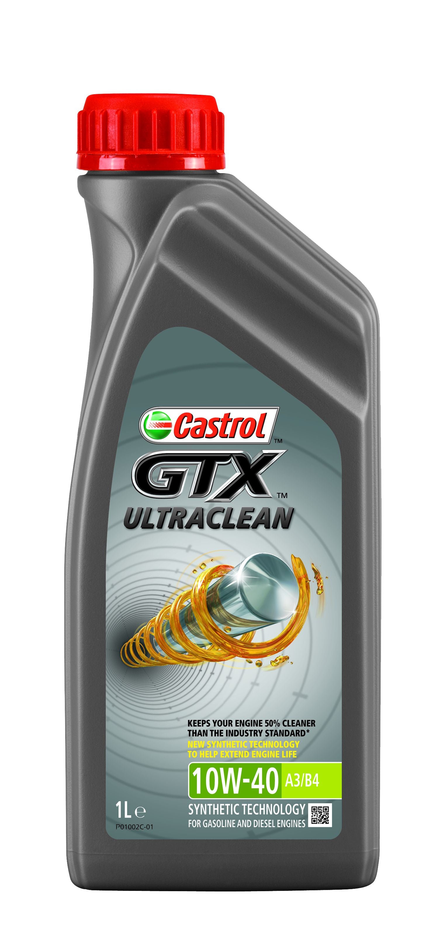 CASTROL GTX ULTRACLEAN 10W-40 A3/B4 1L 15A4CF