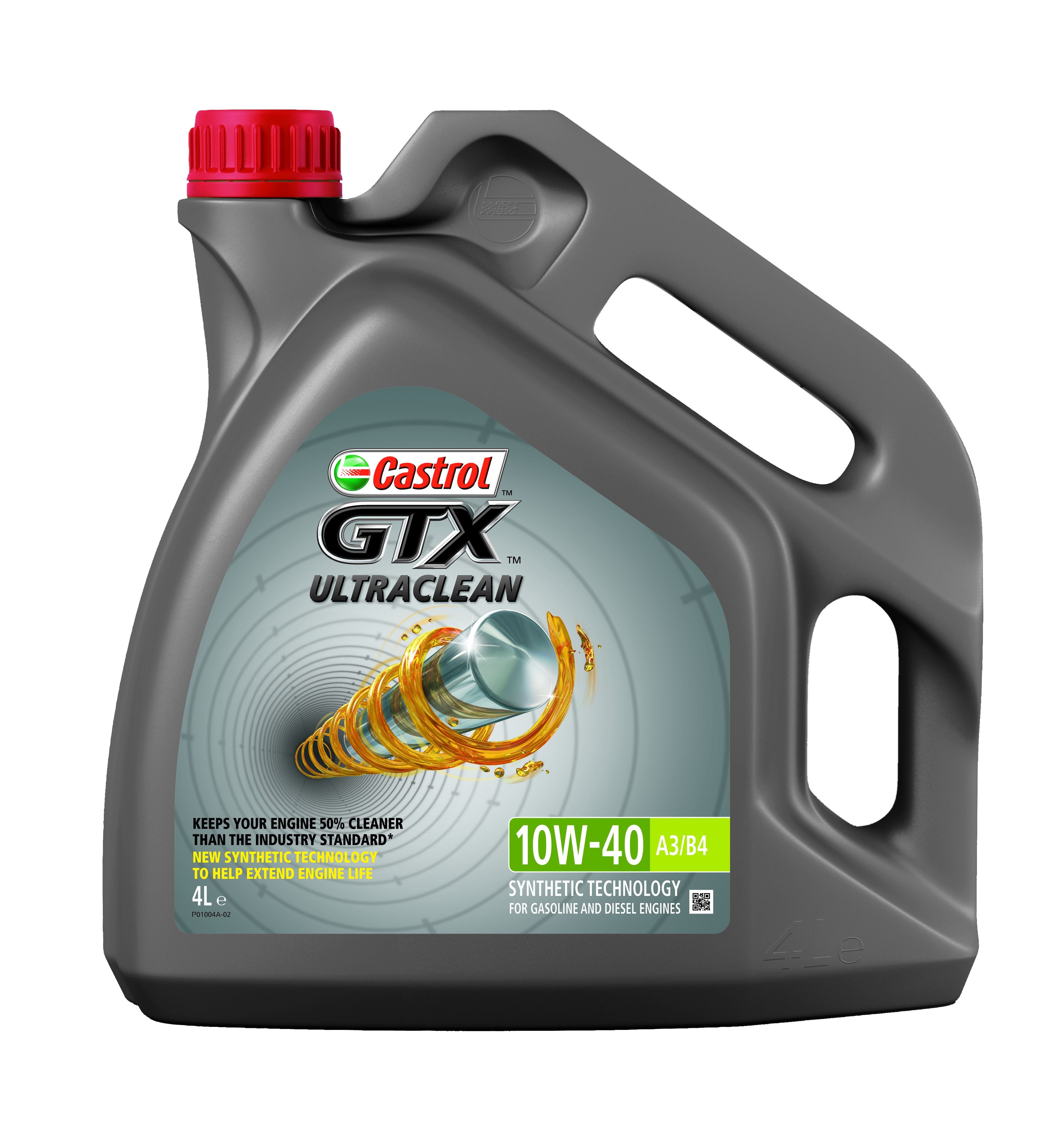 CASTROL GTX ULTRACLEAN 10W-40 A3/B4 4L 15A4D3