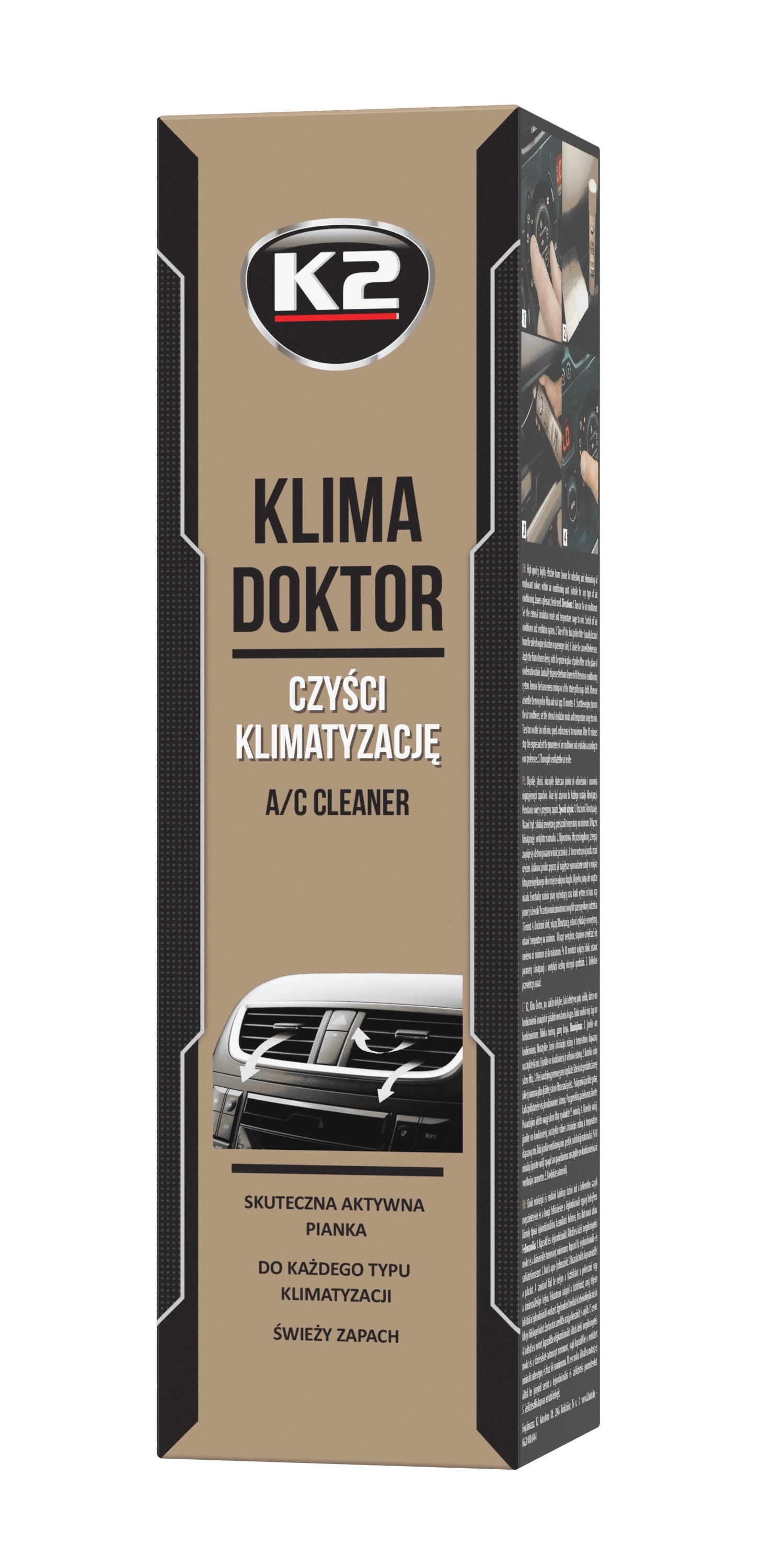 K2-KLIMA-ODKAŻACZ-KLIMATYZACJI-500ML+WĘŻYK-W100