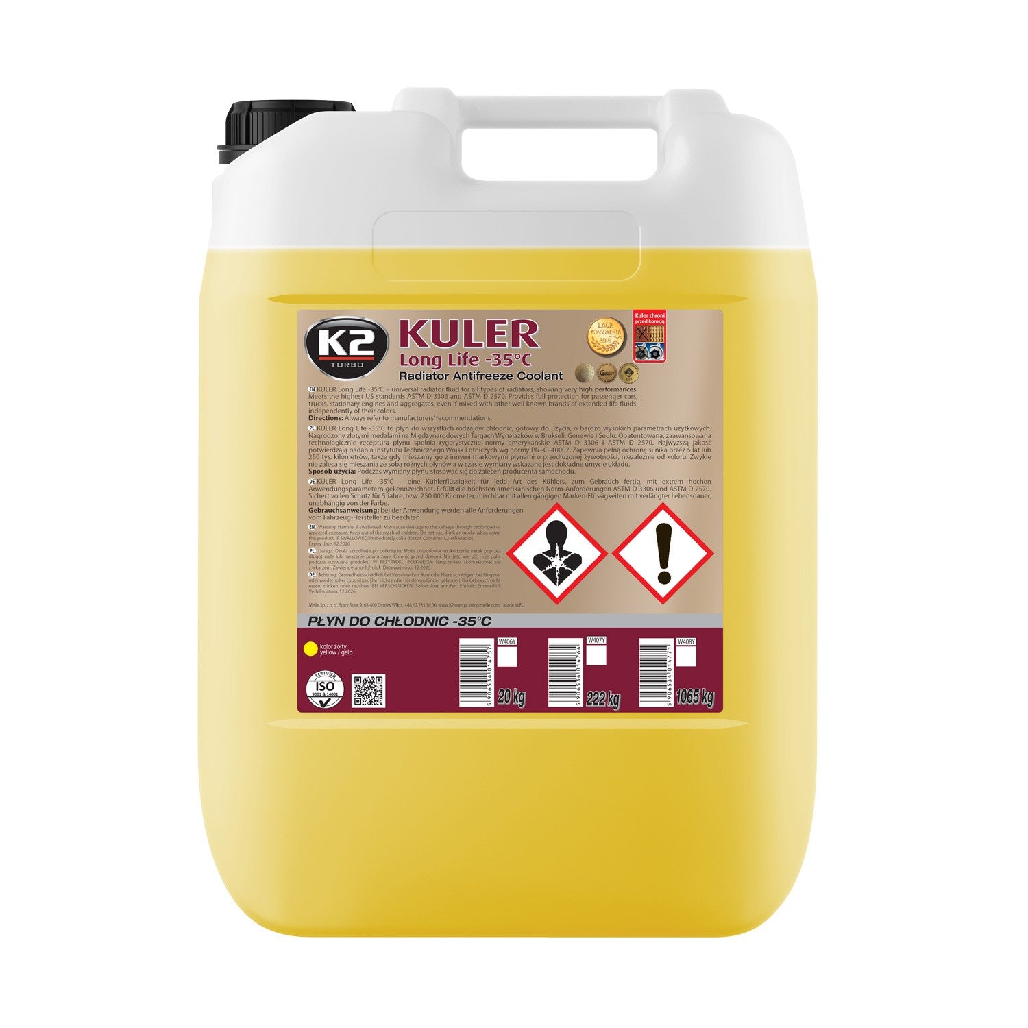 PŁYN-DO-CHŁODNIC-KULER-20L--35-ŻÓŁTY-W406Y