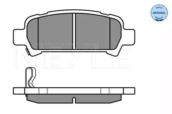 KLOCKI HAMULCOWE TYŁ SUBARU FORESTER IMPREZA 97- Z CZUJNIKIEM MEYLE 0252357214/W