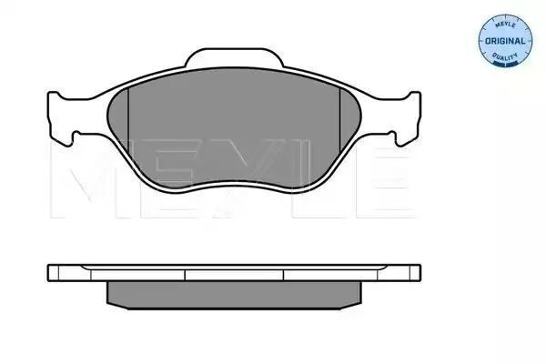 KLOCKI HAMULCOWE PRZÓD TOYOTA YARIS 06- Z CZUJNIKIEM MEYLE 0252320217/W