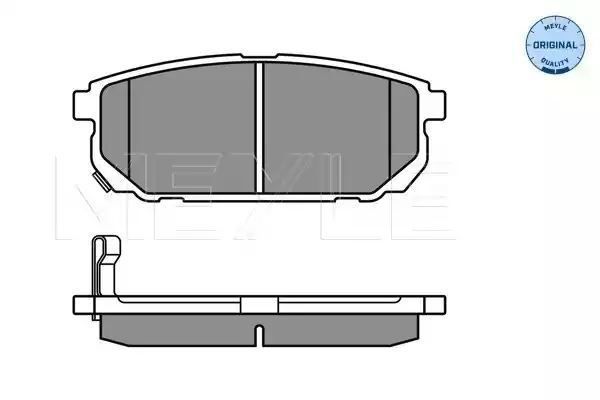 KLOCKI HAMULCOWE TYŁ KIA SORENTO 02- Z CZUJNIKIEM MEYLE 0252405815/W