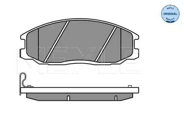 KLOCKI HAMULCOWE PRZÓD HYUNDAI H-1 SANTA FE 01- Z CZUJNIKIEM MEYLE 0252356916/W
