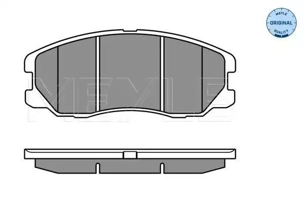 KLOCKI HAMULCOWE PRZÓD OPEL ANTARA 06- Z CZUJNIKIEM MEYLE 0252451016/W