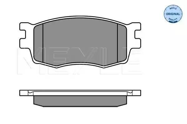 KLOCKI HAMULCOWE PRZÓD HYUNDAI ACCENT KIA RIO 05- Z CZUJNIKIEM MEYLE 0252431717/W