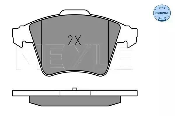 KLOCKI HAMULCOWE PRZÓD VW T5 03- Z CZUJNIKIEM 17 MEYLE 0252374618/W