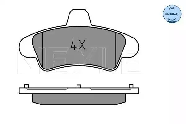 KLOCKI HAMULCOWE TYŁ FORD MONDEO 93- MEYLE 0252341015/A