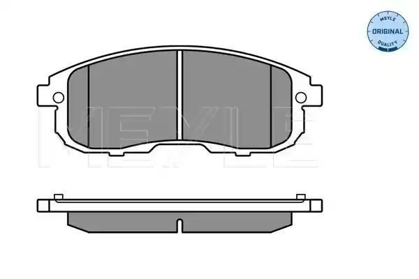 KLOCKI HAMULCOWE PRZÓD FIAT SEDICI SUZUKI SX4 06- Z CZUJNIKIEM MEYLE 0252428016/W