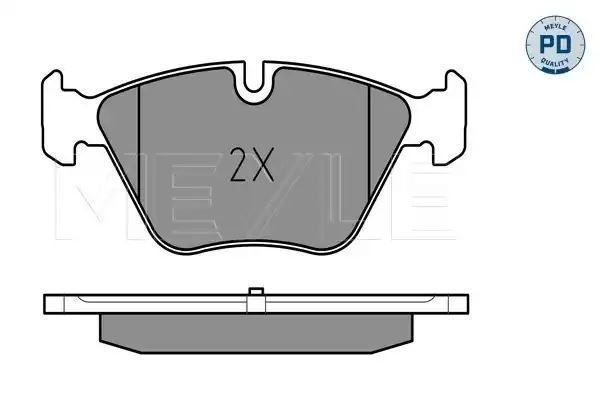 KLOCKI HAMULCOWE PRZÓD BMW E60 E61 520-525 03/E90 91 32 MEYLE 0252379420/PD