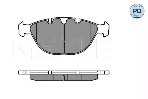 KLOCKI HAMULCOWE PRZÓD BMW X5 4,4-4,8 00-06 MEYLE 0252344821/PD