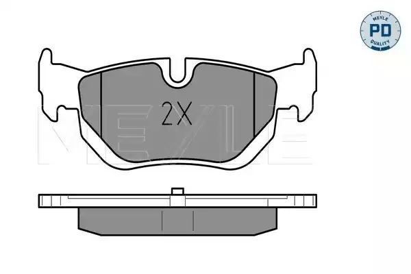 KLOCKI HAMULCOWE TYŁ BMW E87 E90 91/92 05- MEYLE 0252392617/PD