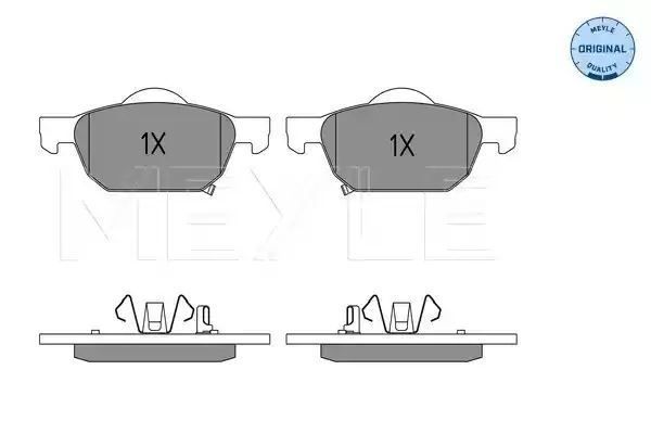 KLOCKI HAMULCOWE PRZÓD HONDA CIVIC 12- MEYLE 0252479617/W